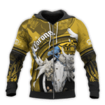 Personalized Corona Extra Deer Skull With Mushrooms Hoodie & Zip Hoodie