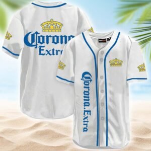 Corona Extra White Baseball Jersey