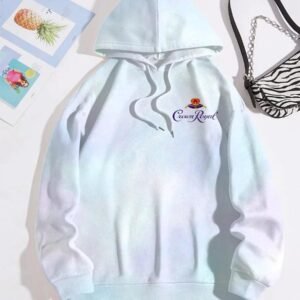Crown Royal Art Tie Dyed Color Block Hoodie
