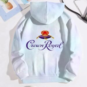 Crown Royal Art Tie Dyed Color Block Hoodie
