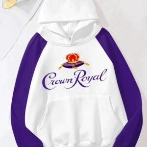 Crown Royal Indigo And White Basic Hoodie