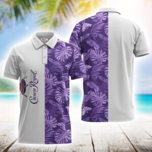 Crown Royal Swiss Cheese Leaf Polo Shirt