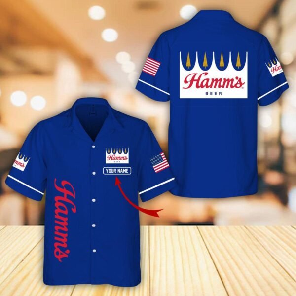 Custom Multicolor Hamm's Hawaiian Shirt