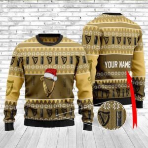 Custom Name Guinness Xmas Sweater
