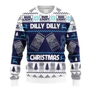 Dilly Dilly Bud Light Christmas Ugly Sweater