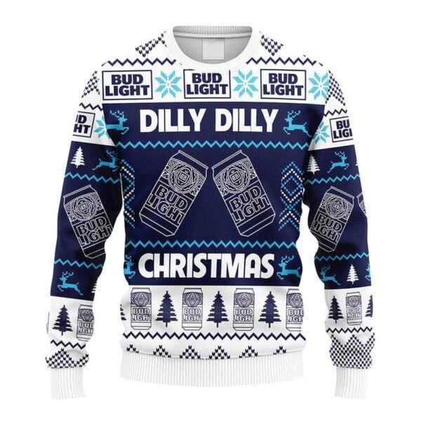 Dilly Dilly Bud Light Christmas Ugly Sweater