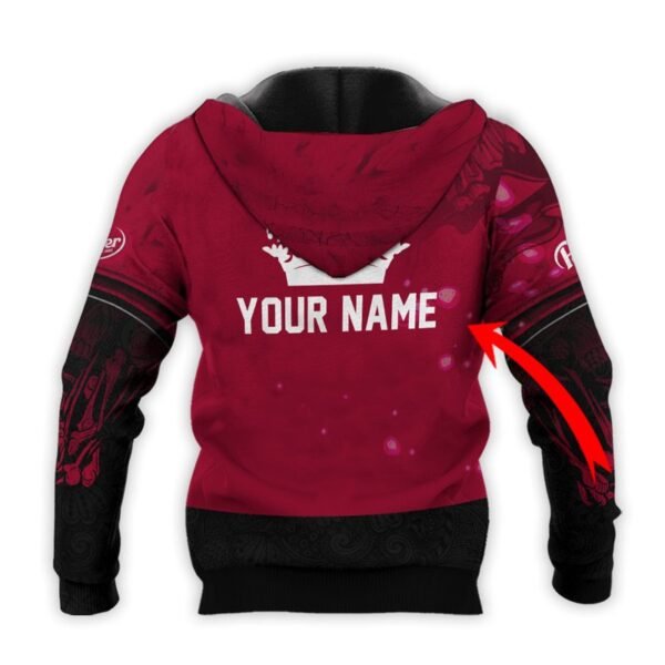 Personalized Dr Pepper Deer Skull With Mushrooms Hoodie & Zip Hoodie