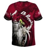 Dr Pepper Deer Skull With Mushrooms T-Shirt