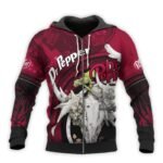 Personalized Dr Pepper Deer Skull With Mushrooms Hoodie & Zip Hoodie