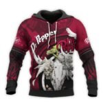 Personalized Dr Pepper Deer Skull With Mushrooms Hoodie & Zip Hoodie