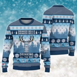 Drinker Bells Busch Light Ugly Sweater