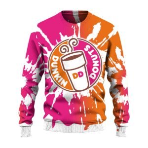 Dunkin' Donuts Tie Dye Sweatshirt