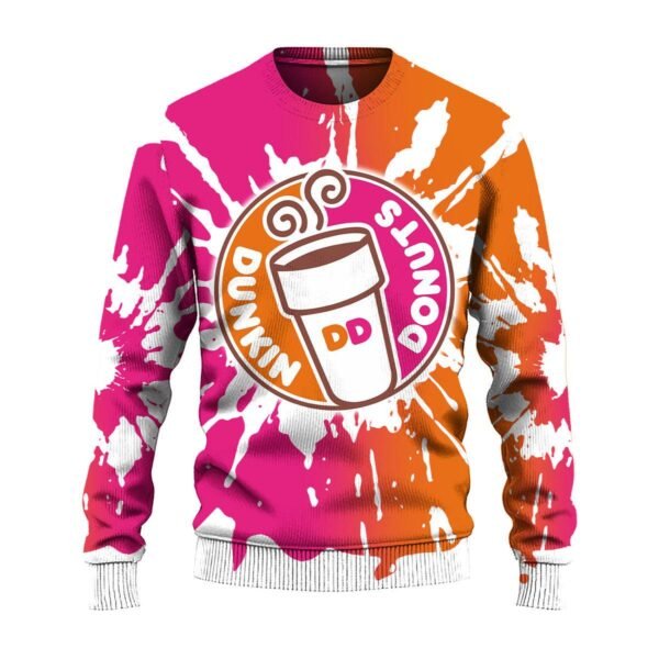Dunkin' Donuts Tie Dye Sweatshirt
