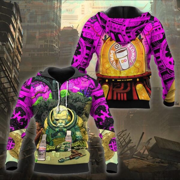 The Old Man Of Fear Agent Drink Dunkin Donut Hoodie & Zip Hoodie