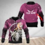 Personalized Dunkin Donut Deer Skull With Mushrooms Hoodie & Zip Hoodie