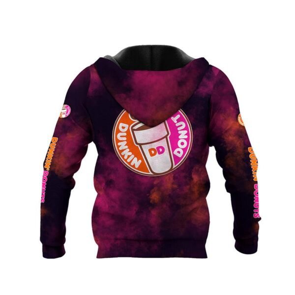 Dunkin Donut Colorful Smoke Hoodie & Zip Hoodie