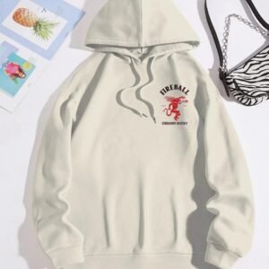 Fire Ball Cinnamon Whisky Light Gray Hoodie
