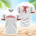 Fireball White Jersey Shirt