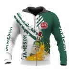 Funny Water Splash Jameson Whiskey Hoodie & Zip Hoodie