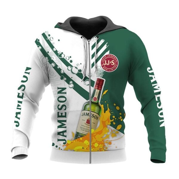 Funny Water Splash Jameson Whiskey Hoodie & Zip Hoodie