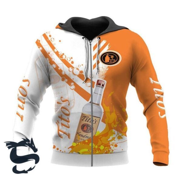 Funny Water Splash Tito's Vodka Hoodie & Zip Hoodie
