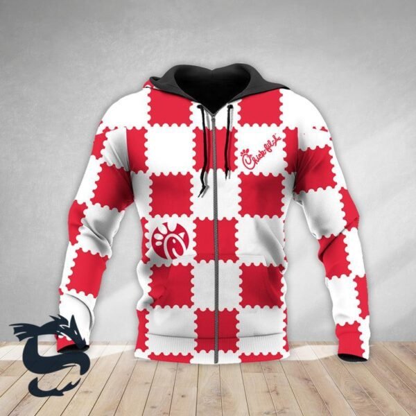Gorgeous Gingham Chick Fil A Hoodie & Zip Hoodie