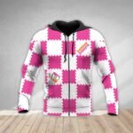 Gorgeous Gingham Dunkin' Donuts Hoodie & Zip Hoodie