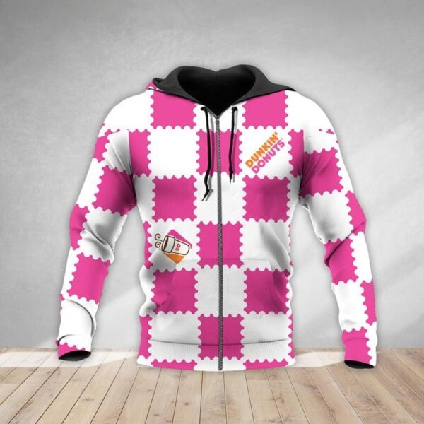 Gorgeous Gingham Dunkin' Donuts Hoodie & Zip Hoodie