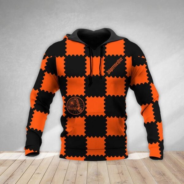 Gorgeous Gingham Jagermeister Hoodie & Zip Hoodie