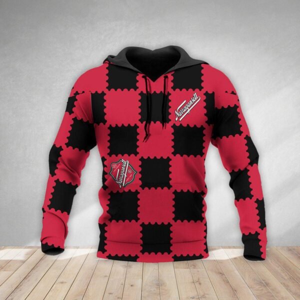 Gorgeous Gingham Narragansett Beer Hoodie & Zip Hoodie
