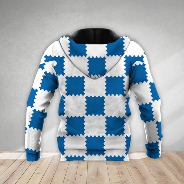 Gorgeous Gingham Natural Ice Hoodie & Zip Hoodie