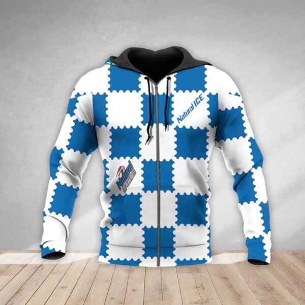 Gorgeous Gingham Natural Ice Hoodie & Zip Hoodie