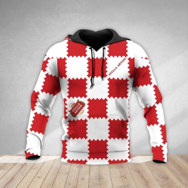 Gorgeous Gingham Stella Artois Hoodie & Zip Hoodie