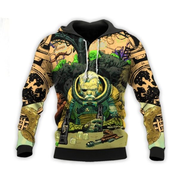 The Old Man Of Fear Agent Drink Guinness Hoodie & Zip Hoodie