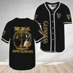 Guinness Bring From Devil Baseball Jersey