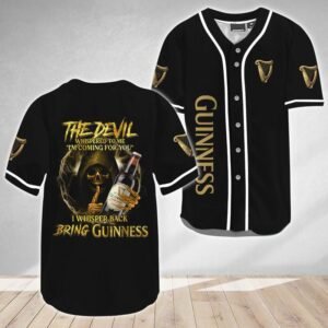 Guinness Bring From Devil Baseball Jersey