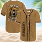 Guinness Live Like A King Baseball Jersey