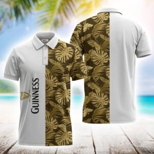 Guinness Swiss Cheese Leaf Polo Shirt