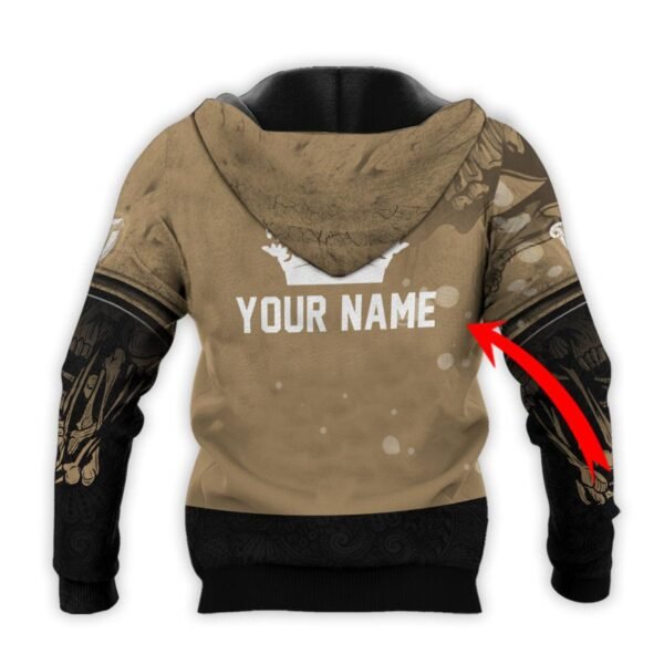 Personalized Guinness Deer Skull With Mushrooms Hoodie & Zip Hoodie