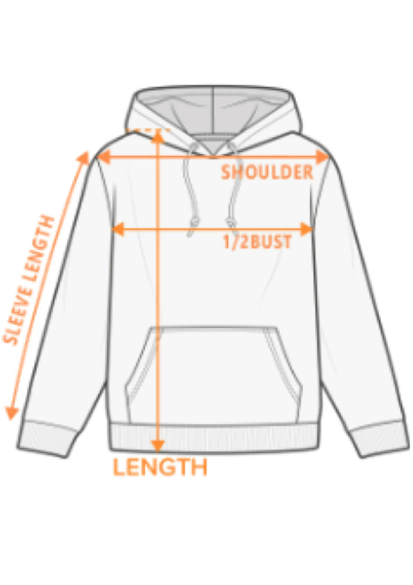 Hoodie Size Chart