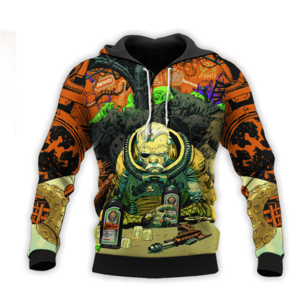 The Old Man Of Fear Agent Drink Jagermeister Hoodie & Zip Hoodie