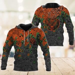 Holographic Colorful Jagermeister Hoodie & Zip Hoodie