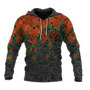 Holographic Colorful Jagermeister Hoodie & Zip Hoodie