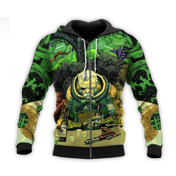 The Old Man Of Fear Agent Drink Jameson Hoodie & Zip Hoodie