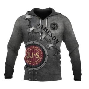 Jameson Whiskey Mechanical Hoodie & Zip Hoodie