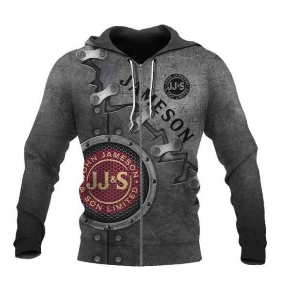 Jameson Whiskey Mechanical Hoodie & Zip Hoodie