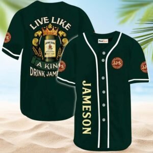 Jameson Live Like A King Baseball Jersey