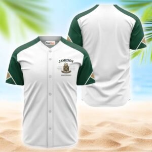 Jameson White And Green Jersey Shirt