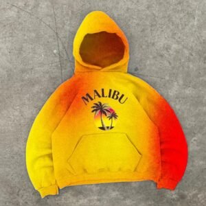 Malibu Basic Orange Gradient Hoodie
