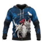 Personalized Michelob ULTRA Deer Skull With Mushrooms Hoodie & Zip Hoodie